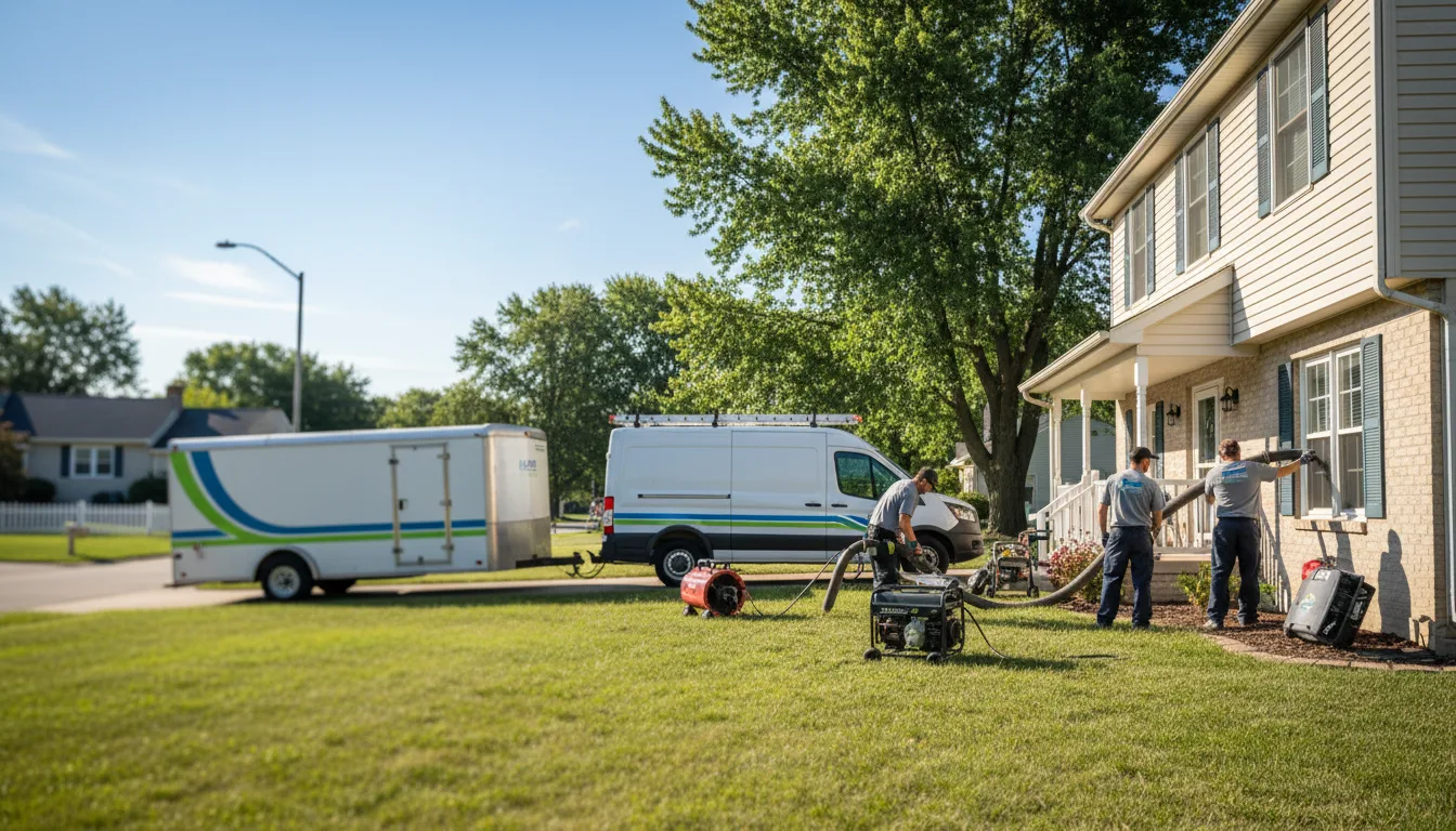 Flooded Basement Restoration And Cleanup With Repair in Rexford, KS near me